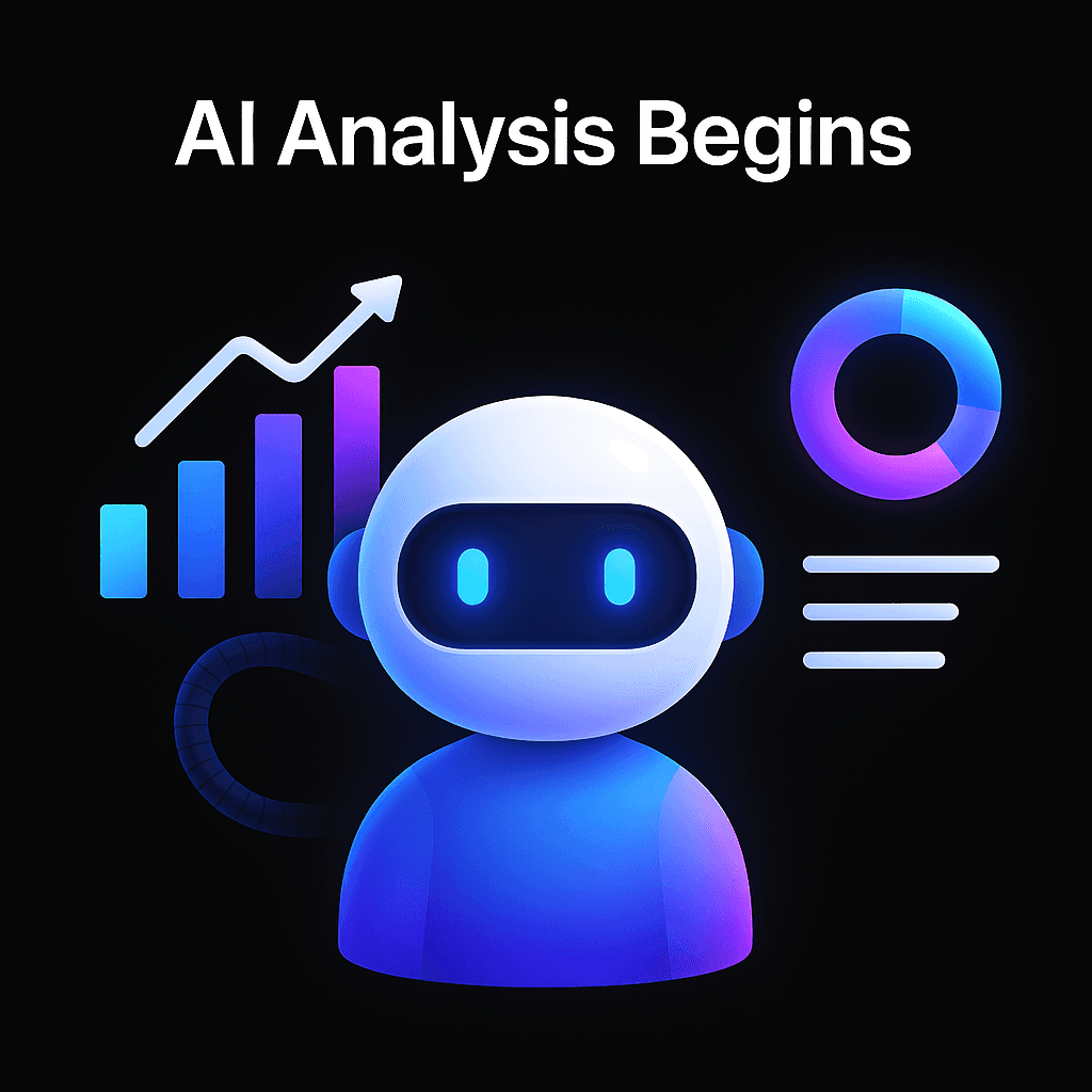 Illustration for AI Analysis Begins