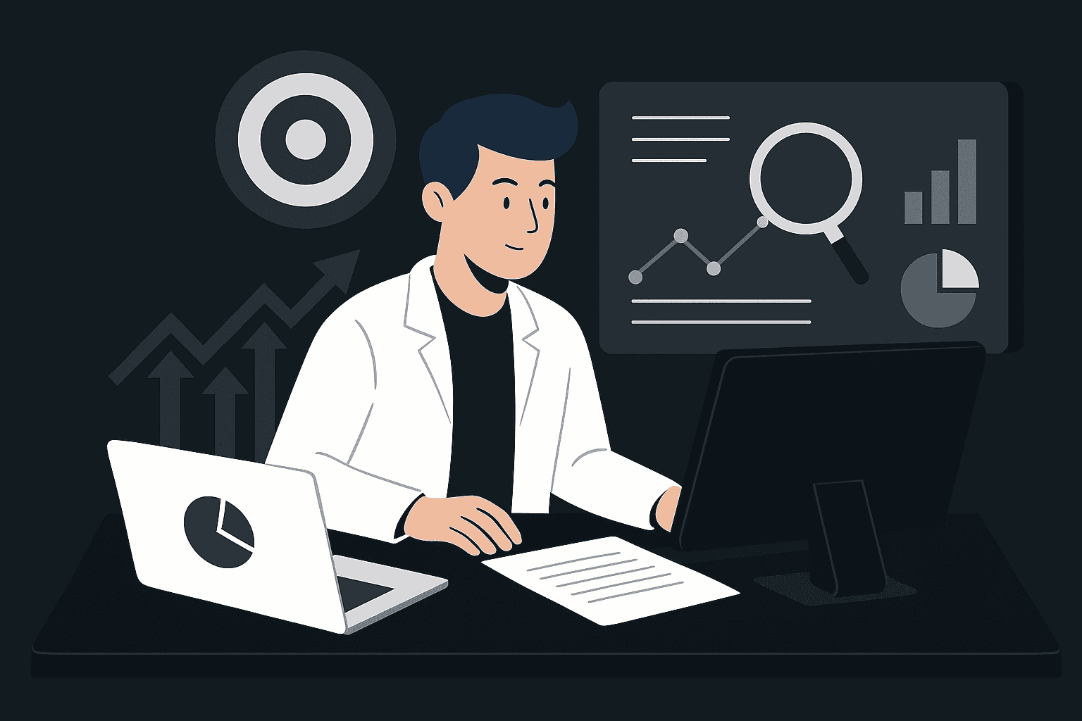 Illustration for Comprehensive Research